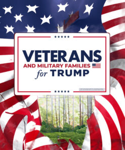 Veterans and Military Families for Trump Yard Sign