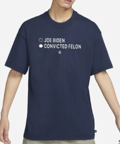 David J Harris Joe Biden Convicted Felon T-Shirt2