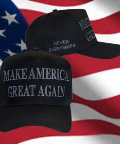 TRUMP NEVER SURRENDER BLACK MAGA Hat To Stand Against This Injustice!2