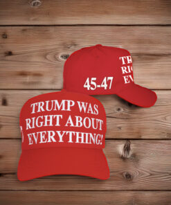 Trump Was Right Red Hat Caps