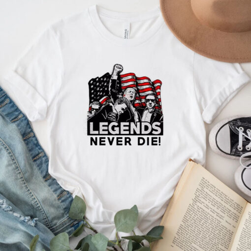 Donald Trump 2024 Fight T-Shirt NEVER DIE! LEGENDS2