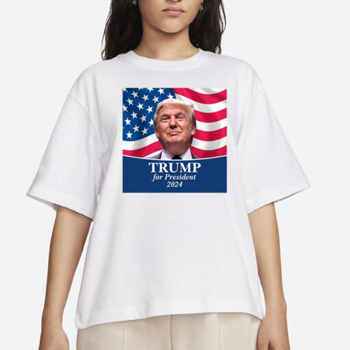 Donald Trump Photo - President T-Shirt 2024