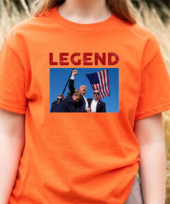 Donald Trump Shot T-SHIRT- LEGEND , Support T-Shirts, TRUMP 20241