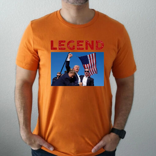 Donald Trump Shot T-SHIRT- LEGEND , Support T-Shirts, TRUMP 2024s