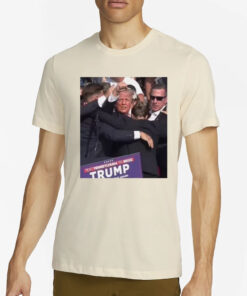 Donald Trump T-Shirt 2024 - T-Shirt Trump Never give up1