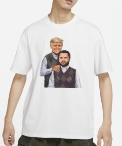 Donald Trump and JD Vance 2024 Step Brothers Cartoon T-Shirts