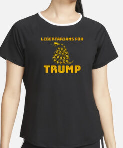 Libertarians For Trump Gadsden T-Shirt2