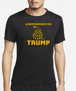 Libertarians For Trump Gadsden T-Shirt5