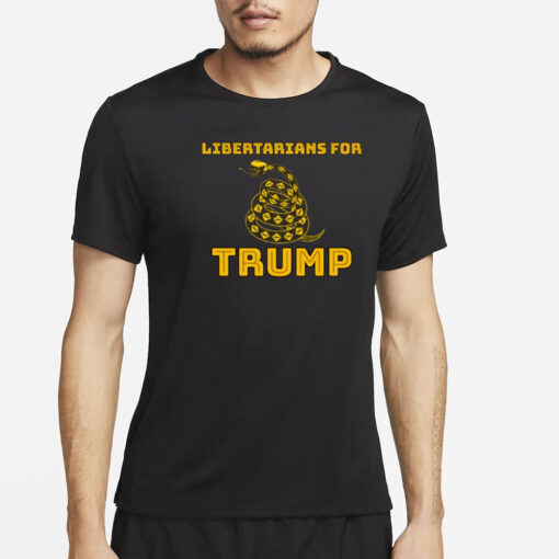 Libertarians For Trump Gadsden T-Shirt5