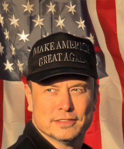 Never Surrender Black MAGA Elon Musk Hat US