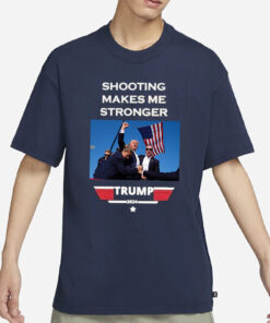 Official Trump 2024 shooting makes me stronger T-Shirt