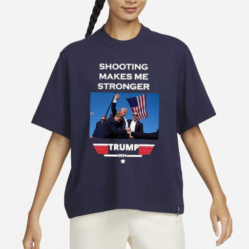 Official Trump 2024 shooting makes me stronger T-Shirts