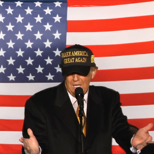 BLACK AND GOLD MAGA HAT US