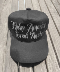 Dark Gothic MAGA hat cap us