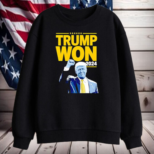 2024 Trump won Shirt, Hoodie, Sweatshirt, Long Sleeve and Tank Top2