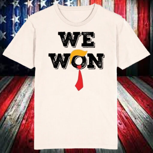 Trump We Won ,US President 2025 Election Shirt, Hoodie, Sweatshirt, Long Sleeve and Tank Top23