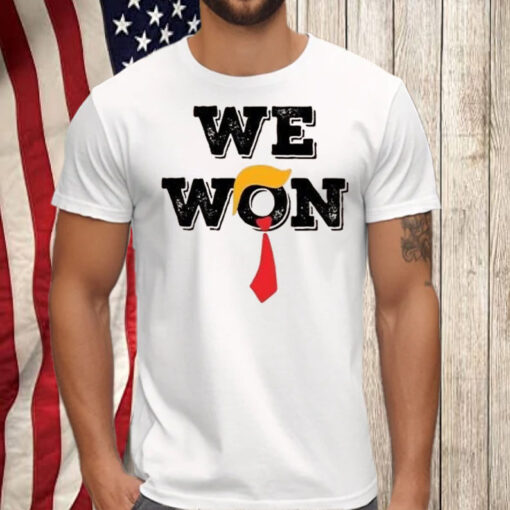 Trump We Won ,US President 2025 Election Shirt, Hoodie, Sweatshirt, Long Sleeve and Tank Top6