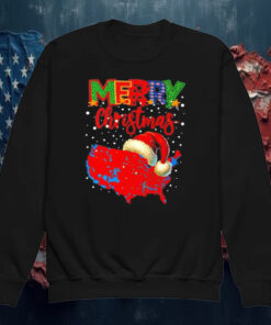 Trump Winner Election Red Electoral Map Merry Christmas Shirt ,Sweatshirt1