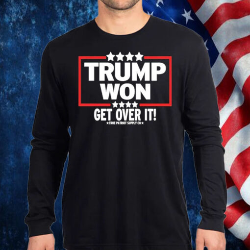 Trump Won Get Over It 47th US President Shirt, Hoodie, Sweatshirt, Long Sleeve and Tank Top