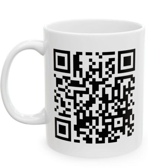 DONALD TRUMP DANCING QR CODE MUG