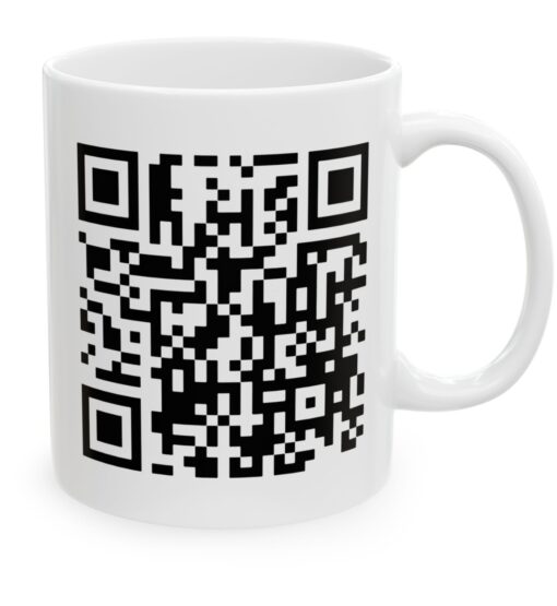 DONALD TRUMP DANCING QR CODE MUGS