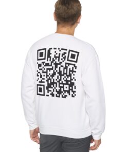 TRUMP DANCING QR CODE Crewneck Sweatshirts