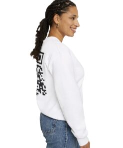 TRUMP DANCING QR CODE Crewnecks Sweatshirt